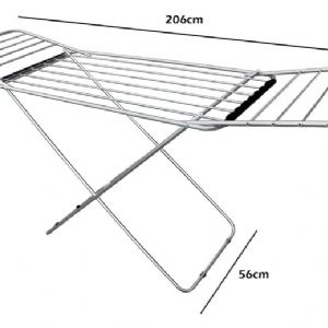 Varal De Chão Com Abas 2,06x0,90x0,56 Em Alumínio
